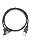 Luantic 8748 1.5 Metre Usb Dişi Erkek Panel Tipi Data Uzatma Kablosu Parazit önleyici filtreli 2xAWG24 2xAWG28 12Mbps ileetişim hızı