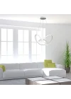 Lucea Teresına Teklı Beyaz Ledlı Avıze 3000k