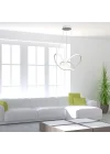 Lucea Teresına Teklı Beyaz Ledlı Avıze 3000k