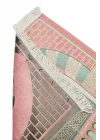 Lüks Mihrap Desenli Şönil Dokuma Seccade Pembe