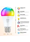 Lumex Akıllı Ampul 9W RGB Wifi & Bluetooth