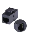LUNATİC 25454 RJ45 CAT6 DİŞİ/DİŞİ 8P-8C ARA KAPLİN COUPLER ADAPTÖR SİYAH