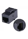 LUNATİC 25454 RJ45 CAT6 DİŞİ/DİŞİ 8P-8C ARA KAPLİN COUPLER ADAPTÖR SİYAH