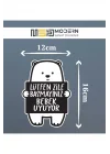 Lütfen Zile Basmayınız - Bebek Uyuyor Ayıcık Sticker