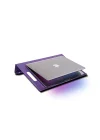 M1 Notebook Standı Laptop Yükseltici Soğutucu Altlığı (Lila)