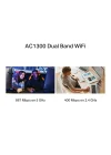 MA30H, AC1300 Mbps, Çift Bant, USB 3.0, Yüksek Çekim Güçlü Wi-Fi 5 USB Adaptör