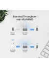 MA30N, AC1300 Mbps, Çift Bant, MU-MIMO, Tak ve Çalıştır, Nano Wi-Fi 5 USB Adaptör