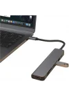 Macbook Pro Huawei Dell ile Uyumlu Type C to 4K HDMI + USB 3.0 + SD/tf + PD + Type-C, Taşınabilir 7in1 Adaptör