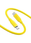 MacBook Pro, iPhone 15 Pro Max Plus, iPad Pro/Air, Galaxy S23Ultra, Piksel, Anahtar, 3.3 ft, Sarı için 140W USB C - USB C Kablosu PD 3.1 Tip C Hızlı Şarj Kablosu
