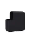 MacBook Şarj Aleti Kılıfı Silikon | 60W A1344/A1435 MagSafe 1-2, 61W A1718/A1947, 67W A2518 USB-C Uyumlu | MacBook Pro Adaptör Koruyucu Siyah