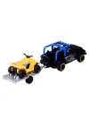 Majorette Trailer Jeep Wrangler + Quad