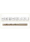 Mey İthalat® Makina Takım HSS-E Altın Seri İnox Delme Matkap Ucu 5 mm