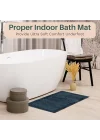 Malawı Bambu Paspas 40X60 Cm Marın Mavı