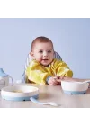 Mama önlüğü, sarı-beyaz