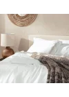 Mardılle Bambu King Size Nevresim Seti 230X220 Cm Ekru