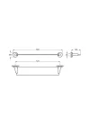 Marin A44940 Etajer, Krom
