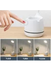Masa Lambası Şarjlı Dokunmatik 24 LED’li, 3 Renk Modlu Ayarlanabilir Işık, USB Şarjlı, Esnek Gövde, Modern Masa ve Gece Lambası
