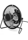 Masa Üstü USB Fan Soğutucu Vantilatör Metal Serinletici Mini Vantilatör Siyah