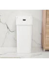 Me-06 Hareket Sensörlü 9lt Sessiz Banyo Mutfak Çöp Kovası Beyaz