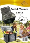 Mega Everest Termos Çanta Buzluk Soğutucu Piknik Çantası 40 Litre