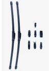 Mercedes E Class Supermute Muz Silecek Seti 2009-2014 Sedan için 2 parça, 600 mm x 600 mm Boyut