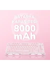 Mercury K1+M1 Pro Kablosuz Rgb Işıklı Mekanik Q Gaming Klavye ve Optik Mouse Seti, Sakura Pink