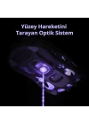 Mercury M1 Pro Oyun Faresi, Hafif Magnezyum Alaşımı, 26.000 DPI, PAW3395DM Sensör, 5 Programlanabilir Düğme, Destek Kablolu/2.4GHz/BT, 200 Saate Kadar Pil Ömrü (Mor)