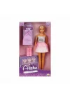 Mey İthalat® 01423 SUN-RST-SIS-MNK- Alisha Gece Elbiseli Bebek Seti 29cm -