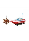 Mey İthalat® 02140 Uzaktan Kumandalı Tekne Polis/İtfaiye  45 cm
