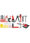 Mey İthalat® 03 248  Aksesuarlı Alet Çantası 34 Parça