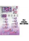 Mey İthalat® 096-17A PİLLİ PEMBE SÜPÜRGE-PSF