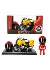 Mey İthalat® 1:14 Sesli ve Işıklı  Çek Bırak Motosiklet