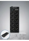 Mey İthalat® 10 Prizli USB Destekli Çoklu Priz Type-C Şarj Girişli Güvenli Güç Ünitesi