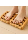 Mey İthalat® 10 Silindirli Ahşap Ayak Masaj Aleti