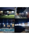 Mey İthalat® 100 Led Dış Mekan Solar Aydınlatma Fotoselli Solar Lamba