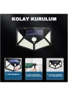 Mey İthalat® 100 Led Dış Mekan Solar Aydınlatma Fotoselli Solar Lamba