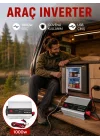 Mey İthalat® 1000 Watt Oto İnvertör Elektrik Dönüştürücü Ev Tipi Priz