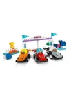 Mey İthalat® 10445   Duplo F1 Takımı Yarış Arabaları ve Sürücüleri 70  parça +2aş