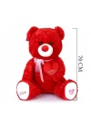 Mey İthalat® 1054 KRM TIKIL AYI 70 CM KIRMIZI