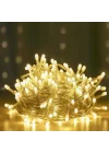 Mey İthalat® 10m 100 LED Damla Uçlu Beyaz Işık Şeffaf Kablo