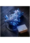 Mey İthalat® 10m 100 Led Damla Uçlu Mavi Işık Şeffaf Kablo