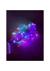 Mey İthalat® 10m 100 Led Damla Uçlu RGB Işık Şeffaf Kablo