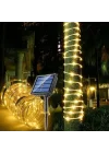 Mey İthalat® 10m 100 LED Solar Led Işık Gün Işığı Şeffaf Kablolu