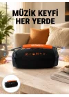 Mey İthalat® 10W Çift Çıkış Güçlü Bluetooth Hoparlör Eller Serbest Yeni Nesil