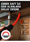 Mey İthalat® 12 Parça Esnek Bits Uç Seti 300 mm Esnek Şaftlı Tornavida Uç Seti