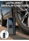 Mey İthalat® 12V Uyumlu Çok İşlevli Akıllı Araç Lastik Pompası Yeni Nesil