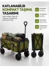 Mey İthalat® 130 KG Taşıma Kapasiteli Katlanabilir Wagon Taşıma Arabası