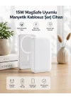 Mey İthalat® 15W MagSafe Uyumlu Manyetik Kablosuz Powerbank 5000 mAh