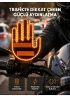 Mey İthalat® 176 LED’li Amber Trafik Uyumlu Sinyal Işığı – El Hareketiyle Kontrol