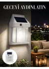Mey İthalat® 1800 mAh Pilli Solar Duvar Aydınlatma Yeni Nesil